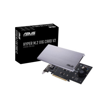 ASUS HYPER M.2 X16 CARD V2 PCIe SSD Slots Expansion Card