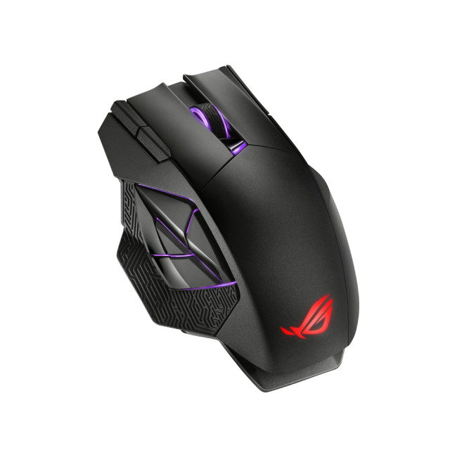 Refurbished ASUS ROG Spatha X Wired/Wireless 19000 DPI 12 Programmable Buttons RGB LED Gaming Mouse