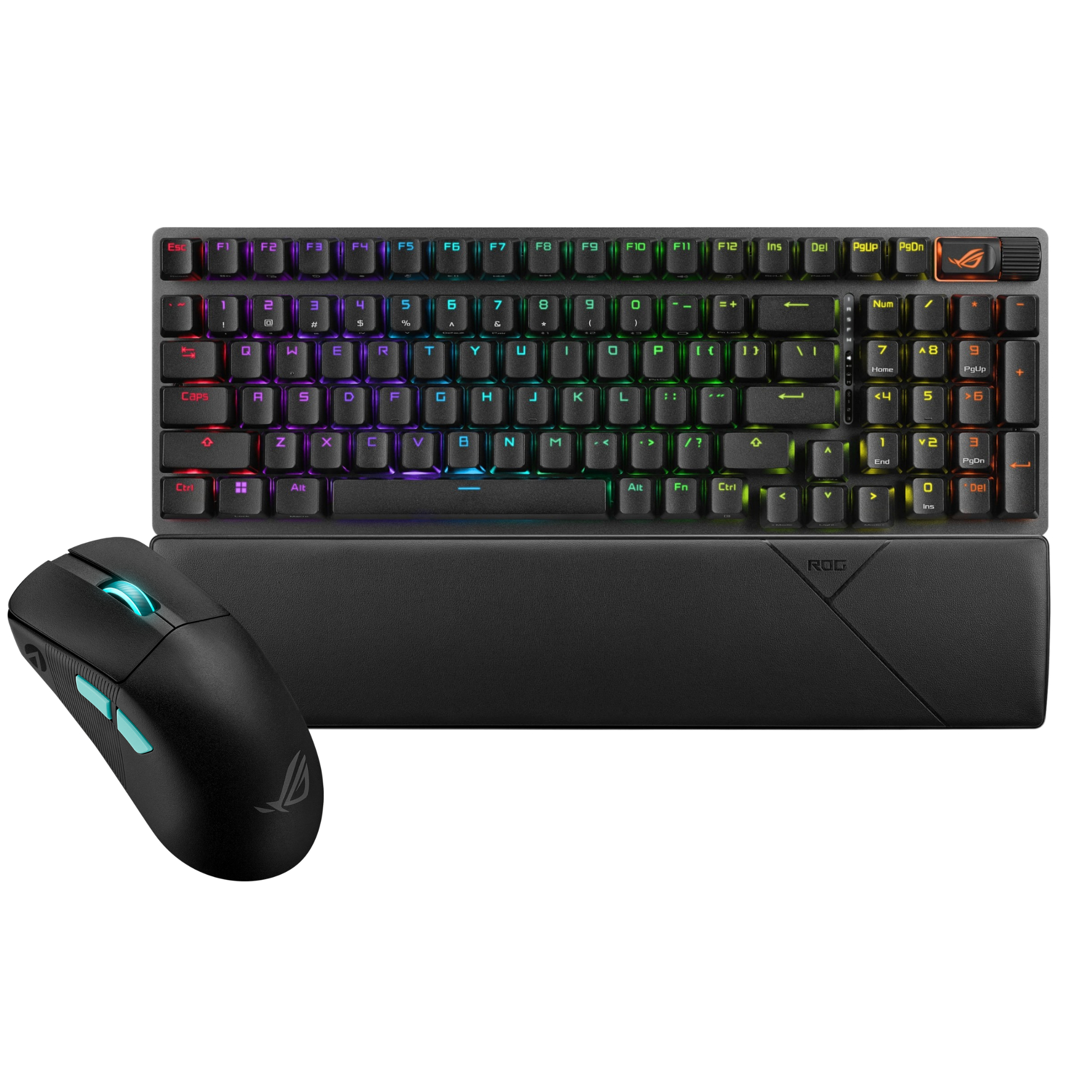 ASUS ROG Strix Scope II 96 NX Wireless RGB Gaming Keyboard + ROG Harpe Ace Aim Lab Edition Bundle Pack