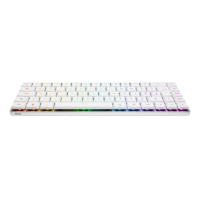 ASUS ROG Falchion RX Low Profile Wired/Wireless RGB Gaming Keyboard White - 90MP03EC-BKEA10