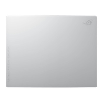 ASUS ROG Moonstone Ace L Tempered Glass Gaming Mouse Pad - White