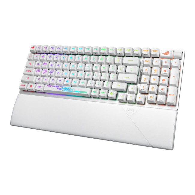 ASUS ROG Strix Scope II 96 RX Wireless Mechanical RGB Gaming Keyboard - White