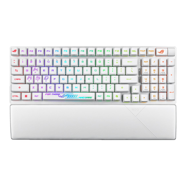 ASUS ROG Strix Scope II 96 RX Wireless Mechanical RGB Gaming Keyboard - White
