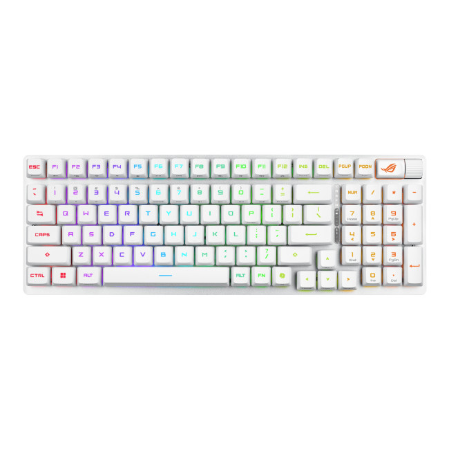 ASUS ROG Strix Scope II 96 RX Wireless Mechanical RGB Gaming Keyboard - White