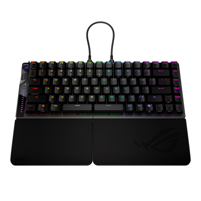 Refurbished ASUS ROG Falcata 75pc Split Gaming Keyboard with ROG HFX V2 Magnetic Switches