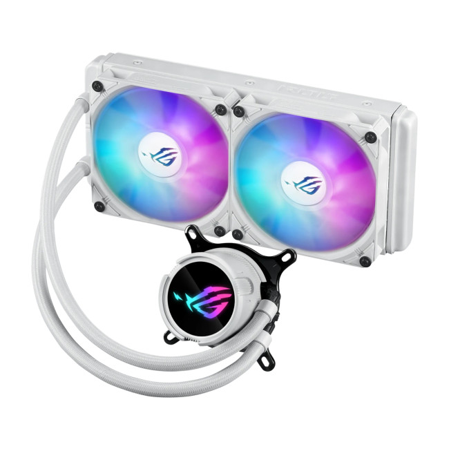 ASUS ROG Strix LC III 240mm ARGB Intel/AMD AIO Liquid CPU Cooler - White