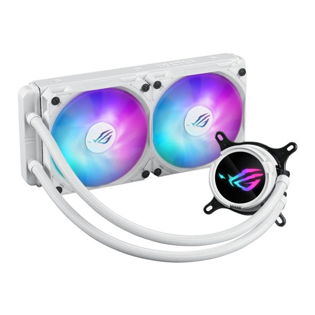 ASUS ROG Strix LC III 240mm ARGB Intel/AMD AIO Liquid CPU Cooler - White