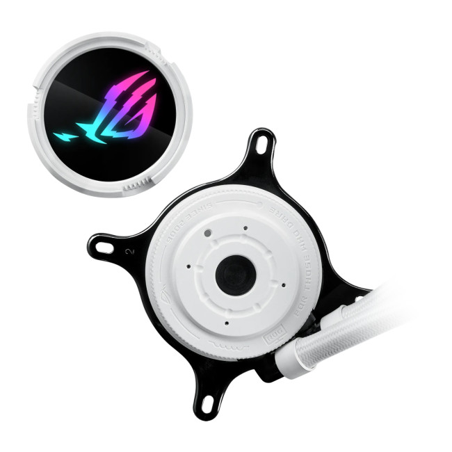 ASUS ROG Strix LC III 240mm ARGB Intel/AMD AIO Liquid CPU Cooler - White