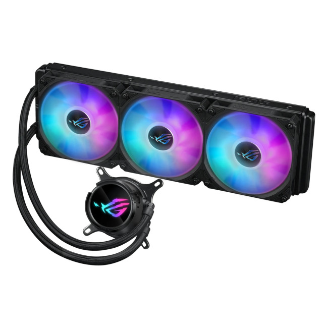 ASUS ROG Strix LC III 360mm ARGB Intel/AMD AIO Liquid CPU Cooler - Black