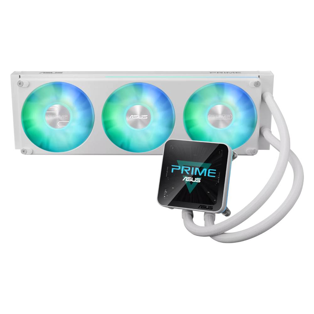 ASUS Prime LC II 360 ARGB LCD WHT All-In-One Liquid Cooler - White