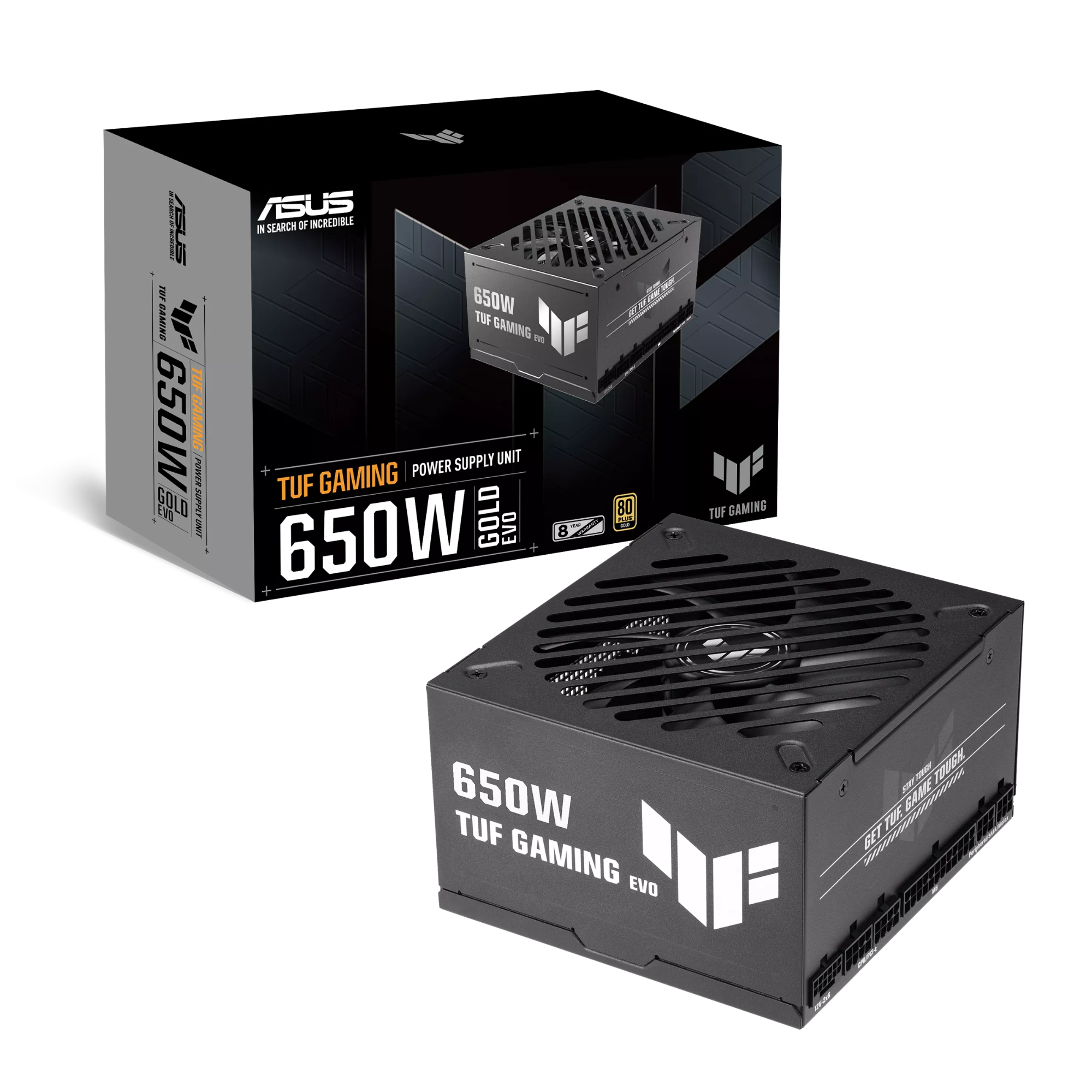 ASUS TUF Gaming 650W Gold EVO ATX 3.1 80 PLUS Gold PSU Power Supply