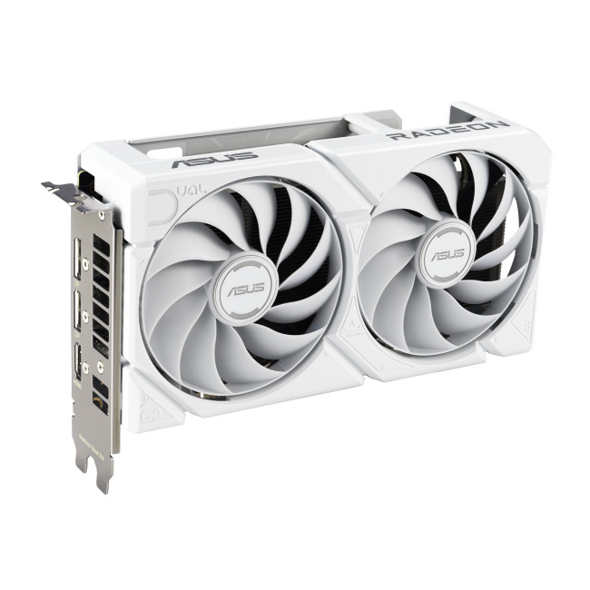 ASUS Radeon RX 9060 XT Dual 16GB Graphics Card - White