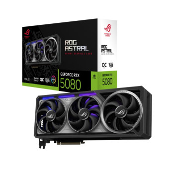 ASUS ROG-ASTRAL-RTX5080-O16G-GAMING 16GB GDDR7 Graphics Card - 90YV0LV0-M0NA00