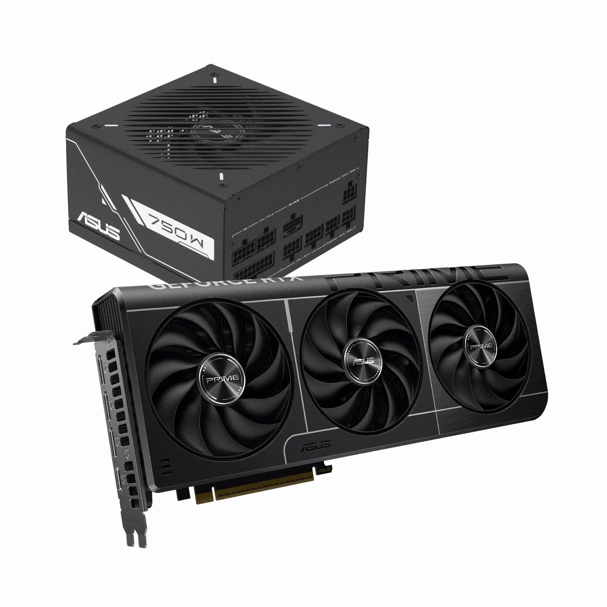 ASUS GeForce RTX 5070 Prime 12GB OC Graphics Card + PRIME-750G Power Supply Bundle Pack