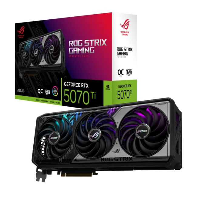 ASUS GeForce RTX 5070Ti GAMING ROG STRIX 16GB OC Graphics Card