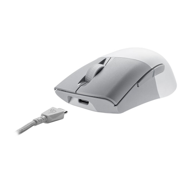 ASUS ROG Keris Wireless AimPoint Mouse Right-Hand RF Wireless + Bluetooth + USB Type-C Optical 36000 DPI - 90MP02V0-BMUA10