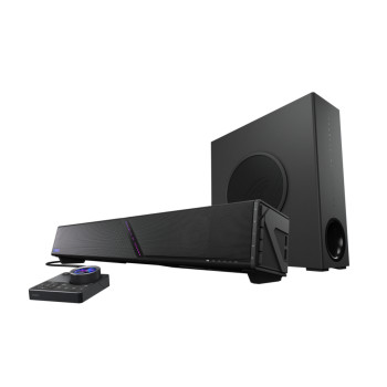 ASUS ROG Gjallar RGB Multimedia Gaming Soundbar with 5G Wireless Subwoofer