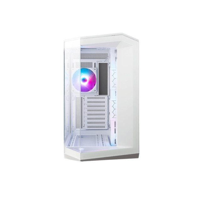MSI MAG PANO 100R PZ Mid Tower Tempered Glass ATX Gaming PC Case - White