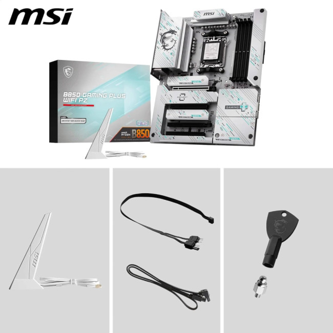 MSI B850 GAMING PLUS WIFI PZ ATX AMD Socket AM5 Motherboard