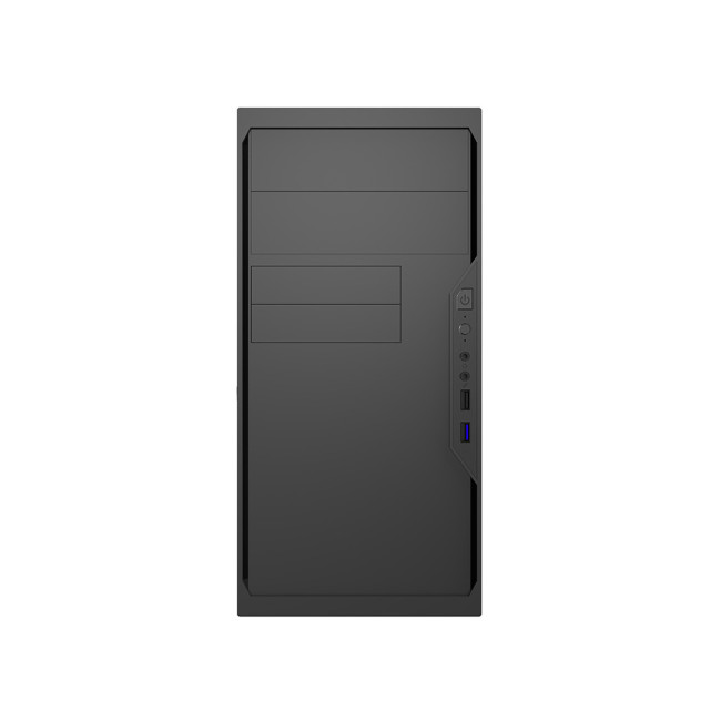 CiT Work Chassis micro ATX PC Case - Black