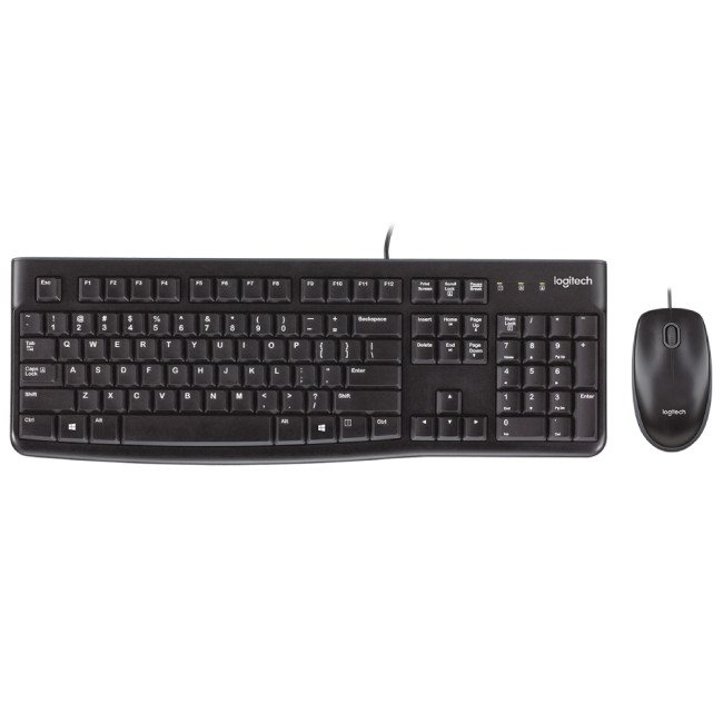 Logitech MK120 Keyboard & Mouse Combo Black - 920-002552