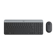 Logitech Slim Wireless Combo MK470 Keyboard And Mouse Set QWERTY - UK, Graphite