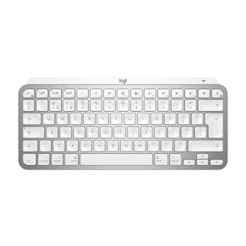 Logitech Master MX Keys Mini for Mac UK English Wireless Keyboard - Pale Grey