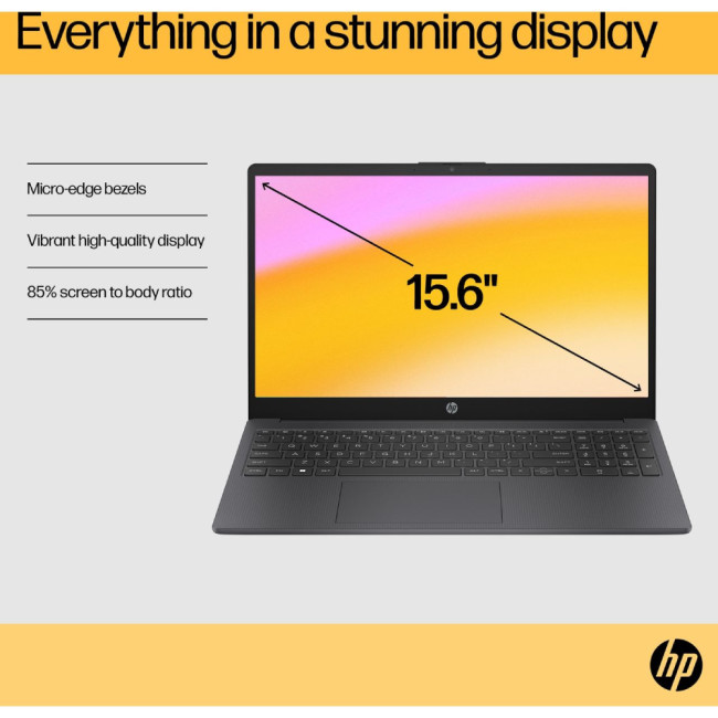 HP 15-fc0038na AMD Ryzen 3 7320U 8GB LPDDR5-SDRAM 256GB SSD 15.6" Full HD Windows 11 Home Laptop