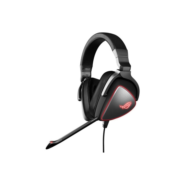 ASUS ROG DELTA Origin Red LED Gaming Headset USB-C/A Ergonomic D-shape Ear Cups - 90YH032O-B2UA00