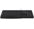 Logitech K120 QWERTY Corded Keyboard Black - 920-002501