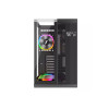 1st Player RT7 BK Tempared Glass Mid Tower Gaming PC Case with 4 x RGB Fans