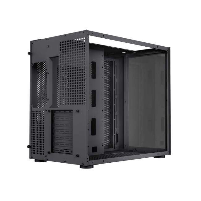 GameMax Infinity ATX RGB Tempered Glass Mid Tower Gaming PC Case - Black