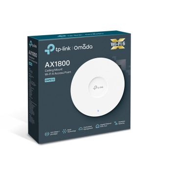 TP-Link Omada AX1800 MU-MIMO Indoor IEEE 802.11ax/ac/n/g/b/a Access Point