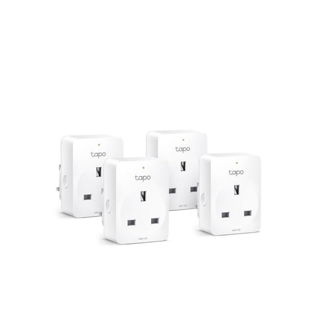 TP-LINK Tapo Smart Plug with Energy Monitoring with Alexa & Google (4-Pack)