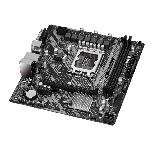 ASRock Intel H610M-HVS/M.2 R2.0 Micro-ATX Motherboard