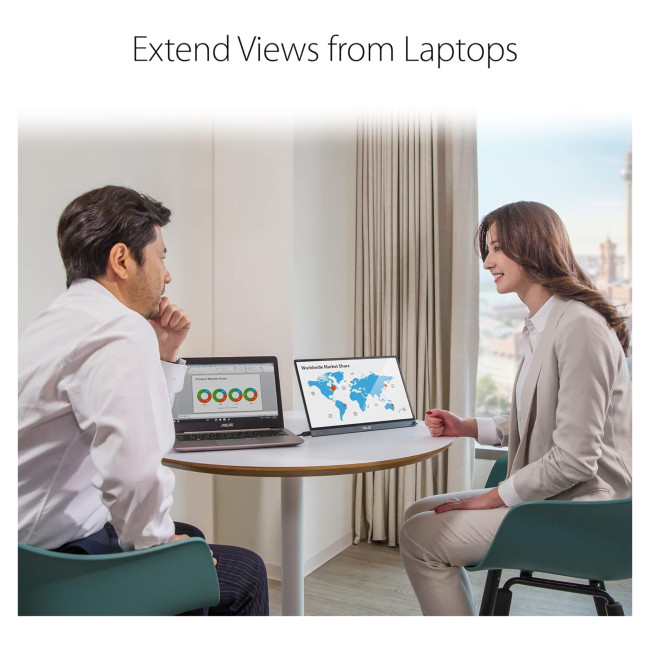 ASUS ZenScreen MB16ACE 15.6" 1920 x 1080 Full HD IPS LED Portable Flat Monitor