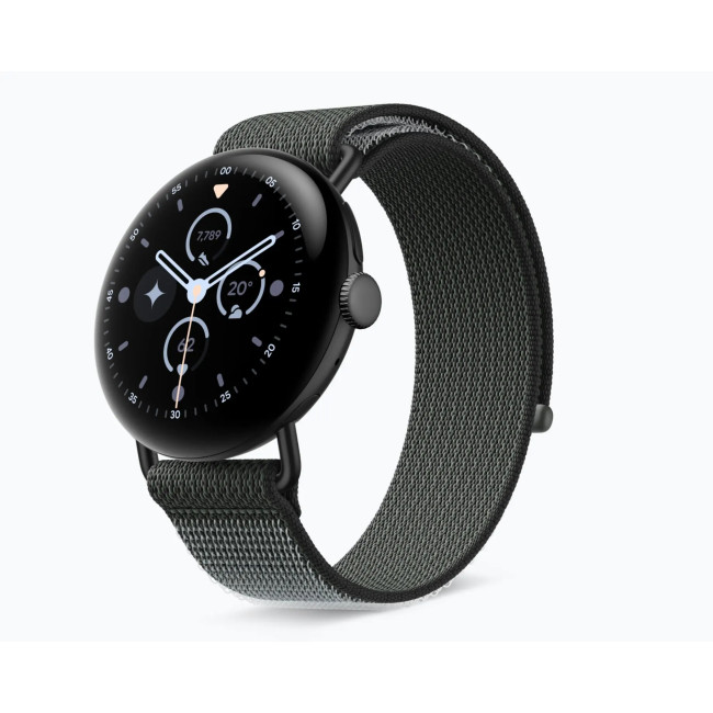 Google Pixel Watch 3 41mm Performance Loop Band fits 137-203mm Wrists - Obsidian