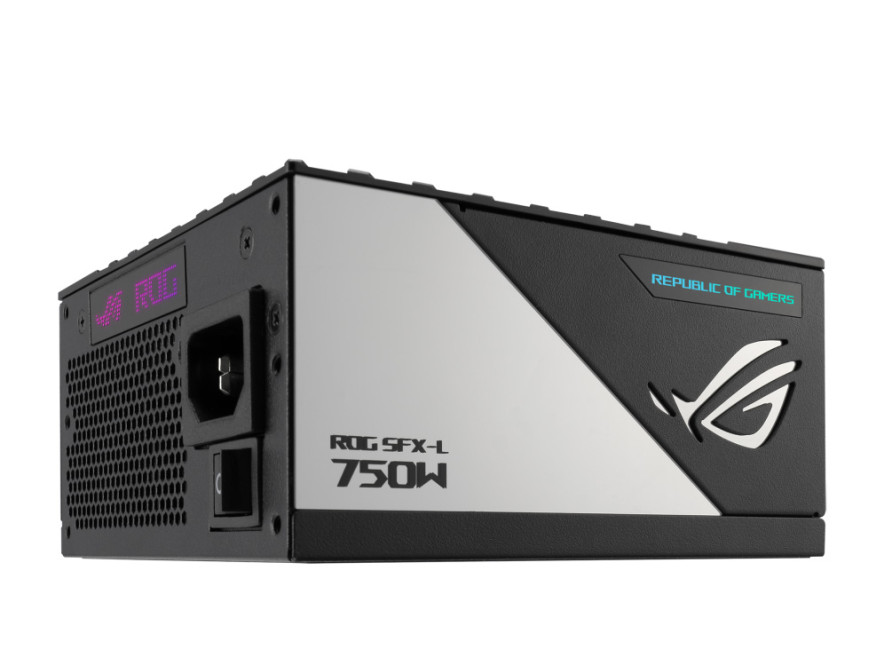 ASUS ROG Loki SFX-L 750W, Fully Modular Power Supply, 80+ Platinum, 120mm PWM ARGB Fan, Aura Sync, ATX 3.0 Compatible, PCIe 5.0 Ready, 10 Year Warranty - 90YE00N4-B0NA00
