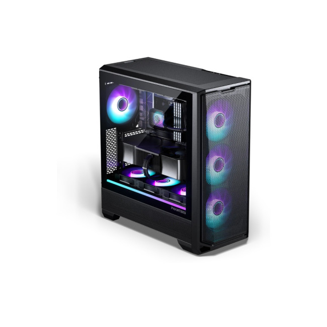 Phanteks Eclipse G400A RGB Tempered Glass Mid Tower Gaming PC Case - Black