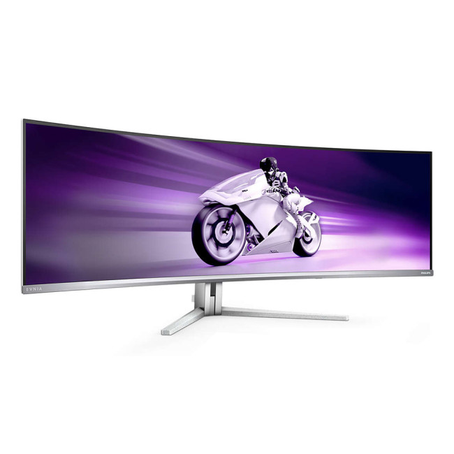 Refurbished Philips Evnia 8000 48.9" Dual QHD OLED 144Hz DisplayPort HDMI Curved Gaming Monitor