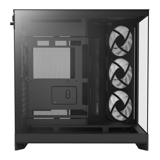 NZXT H9 Flow (2025) Tempered Glass Dual Chamber Mid Tower PC Case - Black