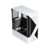 1st Player F3-A-WH Tempered Glass Mid Tower PC Case - White