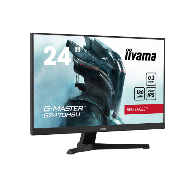 iiyama G-MASTER G2470HSU-B6 23.8" 1920 x 1080 Full HD IPS 180 Hz 0.2 ms Flat Gaming Monitor