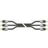 Skymaster YUV Connection Cable, 3 x cinch plugs m/m, 3 m, 75 ohm - 2967