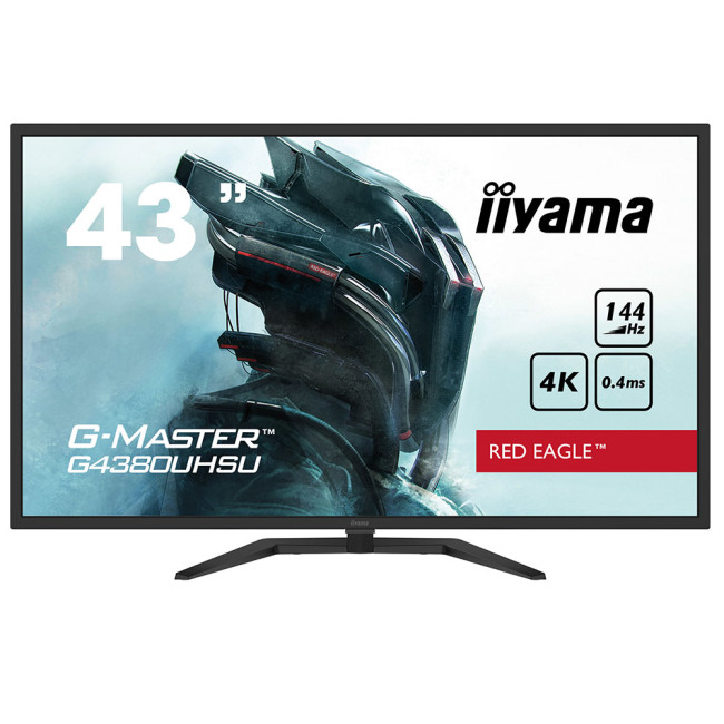 Refurbished iiyama G4380UHSU-B1 43" 4K Ultra HD VA 144 Hz 0.4ms HDMI DisplayPort Gaming Monitor
