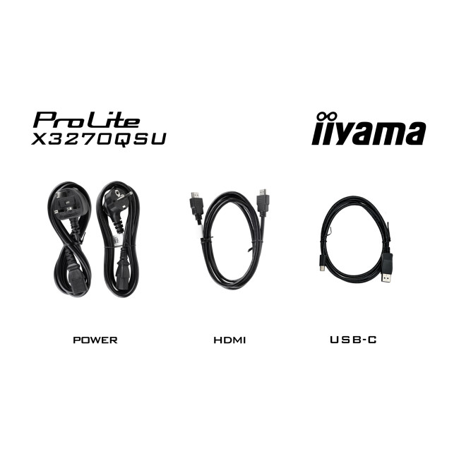 iiyama ProLite X3270QSU 32" IPS Quad HD 100Hz Monitor with Speakers