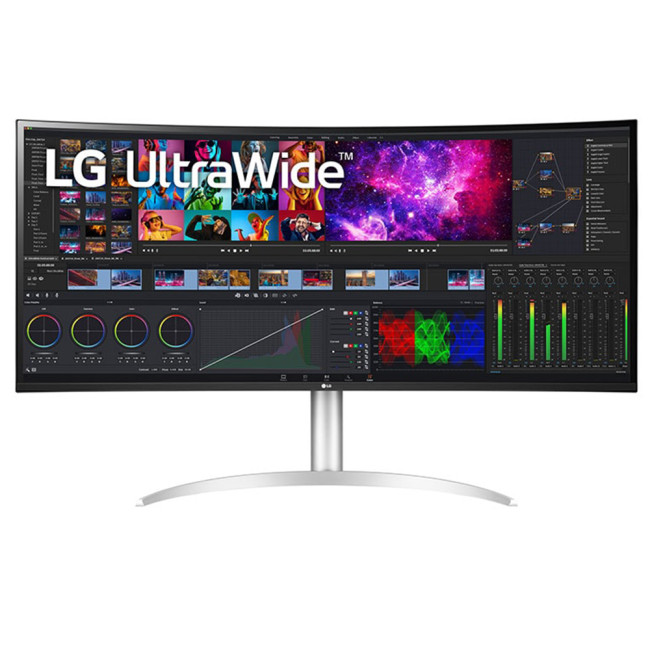 LG Ultrawide 40WP95CP-W 39.7 inch 5120 x 2160 5K Ultra HD IPS LCD FreeSync Curved Monitor