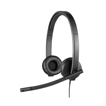 Logitech H570e Stereo USB Headset - Black