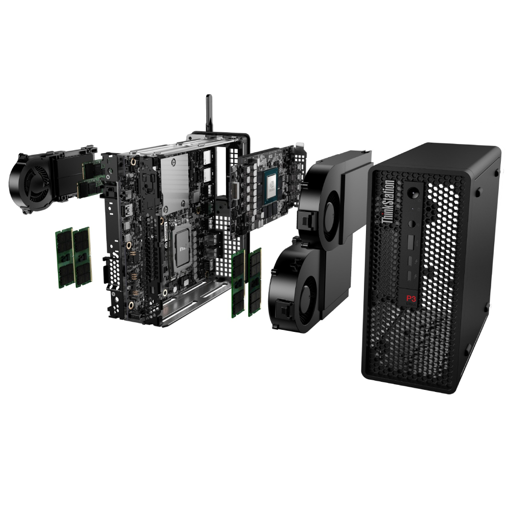 ThinkStation P3 Ultra RTX3050 超美品 ThinkStation P3 Ultra SFF 30HA004HUK 32GB Business Desktop PC