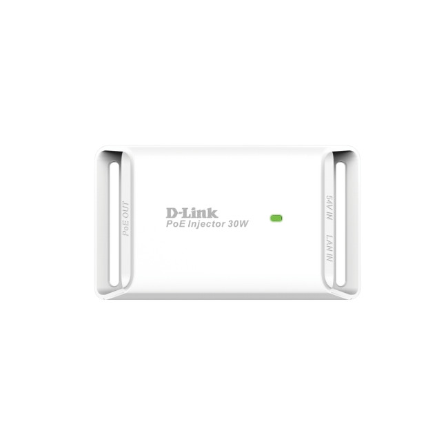 D-Link DPE-301GI Gigabit PoE+ Injector 802.3af/at 30W RJ-45 100m